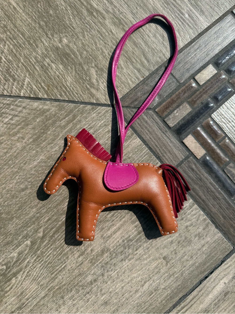 NWOT Hermès Rodeo PM Bag Charm supple Milo lambskin - Picture 1 of 8